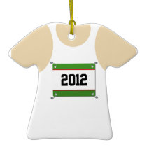 Laufendes Unterhemd - kundengerechtes Jahr ornaments