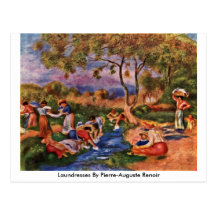 Laundresses durch Pierre-Auguste Renoir Postkarten