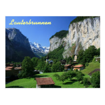 Lauterbrunnen, die Schweiz Postkarten