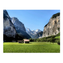 Lauterbrunnen Glazial- Tal Postkarte