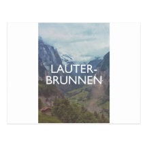 Lauterbrunnen Postkarte