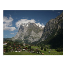 Lauterbrunnen Tal Postkarte