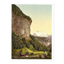 Lauterbrunnen Tal und Jungfrau, Bernese Oberlan Postkarte