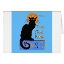 Le Chat Noir Grußkarte