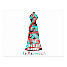 Le Mannequin Postkarte