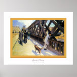 Le Pont de l'Europe~ Gustave Caillebotte Plakatdrucke