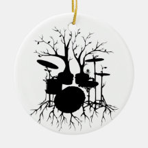 Leben der Schlag zum Tempo von Schaffung ~ Trommel Weihnachtsbaum Ornament