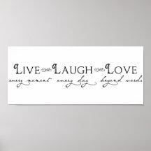 Leben Lachen-Liebe Poster