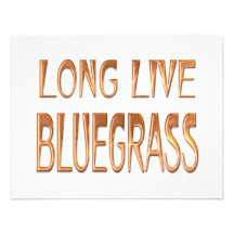 Leben lang Bluegrass Personalisierte Einladungskarte