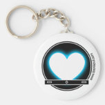 Lebhaftes Herz Keychain Schlüsselband
