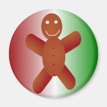 Lebkuchen-Mann Kühlschrankmagnet