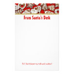Lebkuchen-Plätzchen-Weihnachtsbuchstabe von Sankt Büropapiere