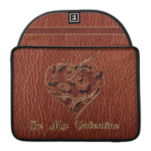 Leder-Blick Valentinsgruß MacBook Pro Sleeve