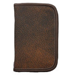 Lederne Beschaffenheit Browns Mappe