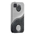 Ledernes und StahlYin Yang iPhone 4/4S Hüllen