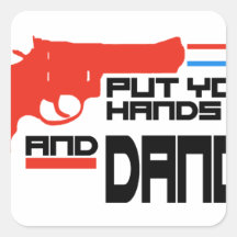 Legen Sie Ihre Hände dar und tanzen Sie Sticker