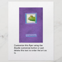 Legen Sie Spaß-Vorlagenkunst Dichteraalkönigs sond Personalisierte Flyer