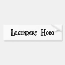 Legendärer Hobo-Autoaufkleber