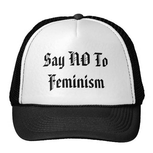 Lehnen Sie den Feminismus ab Baseballcap