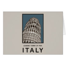 Lehnender Turm Italiens von Pisa Karten