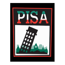 Lehnender Turm von Pisa Postkarten