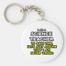 Lehrer für Wissenschaft… nehmen an, dass ich nie f Schlüsselband