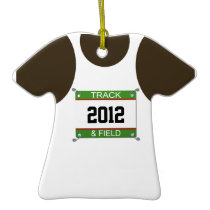 Leichtathletik-Verzierung - kundengerechtes Jahr ornaments