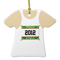 Leichtathletik-Verzierung - kundengerechtes Jahr ornaments