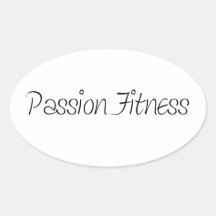 LEIDENSCHAFTS-FITNESS-LOGO Aufkleber