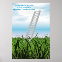 Leiter zum Erfolg Plakat