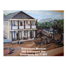 Lemoine Hall, Cottonport Museum220 Cottonport A… Postkarte