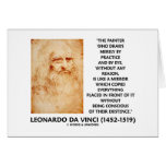 Leonardo da Vinci-Maler-Praxis-Grund-Spiegel Karte