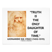 Leonardo da Vinci-Wahrheit ist die einzige Tochter Personalisierte Ankündigung