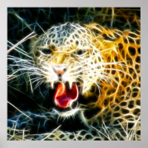 Leopard Posterdrucke