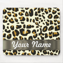 Leoparddruck Mousepad