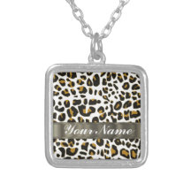 Leoparddruck Personalisierter Schmuck