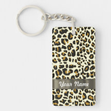 Leoparddruck Schlüsselanhänger