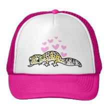 Leopardgecko-Liebe Retromützen