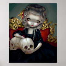 Les Vampire: Les Crânes KUNST-DRUCK-Rokokos Vampir Posterdrucke