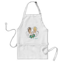 Lesbische Hochzeit Schürze