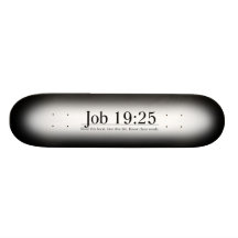Lesen Sie das Bibel-Job-19:25 Individuelle Skatedecks