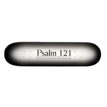 Lesen Sie den Bibel-Psalm 121 Personalisierte Skateboarddecks