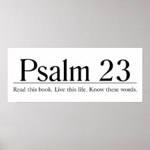 Lesen Sie den Bibel-Psalm 23 Posterdrucke