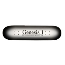 Lesen Sie die Bibel-Genese 1 Personalisierte Skateboards