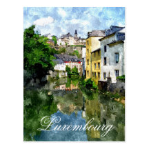Lëtzebuerg - Luxemburg Postkarte
