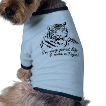 Letztes Leben - Tiger! Haustiert-shirt Hund T-shirt
