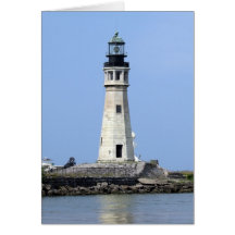 Leuchtturm - Büffel, New York Karte