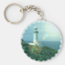Leuchtturm-Fotos Keychain Schlüsselband
