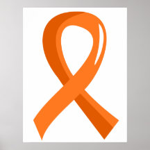 Leukämie-orange Band 3 Plakat