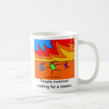 Leute erfundenes Kochen aus einem Grund - Becher Tasse